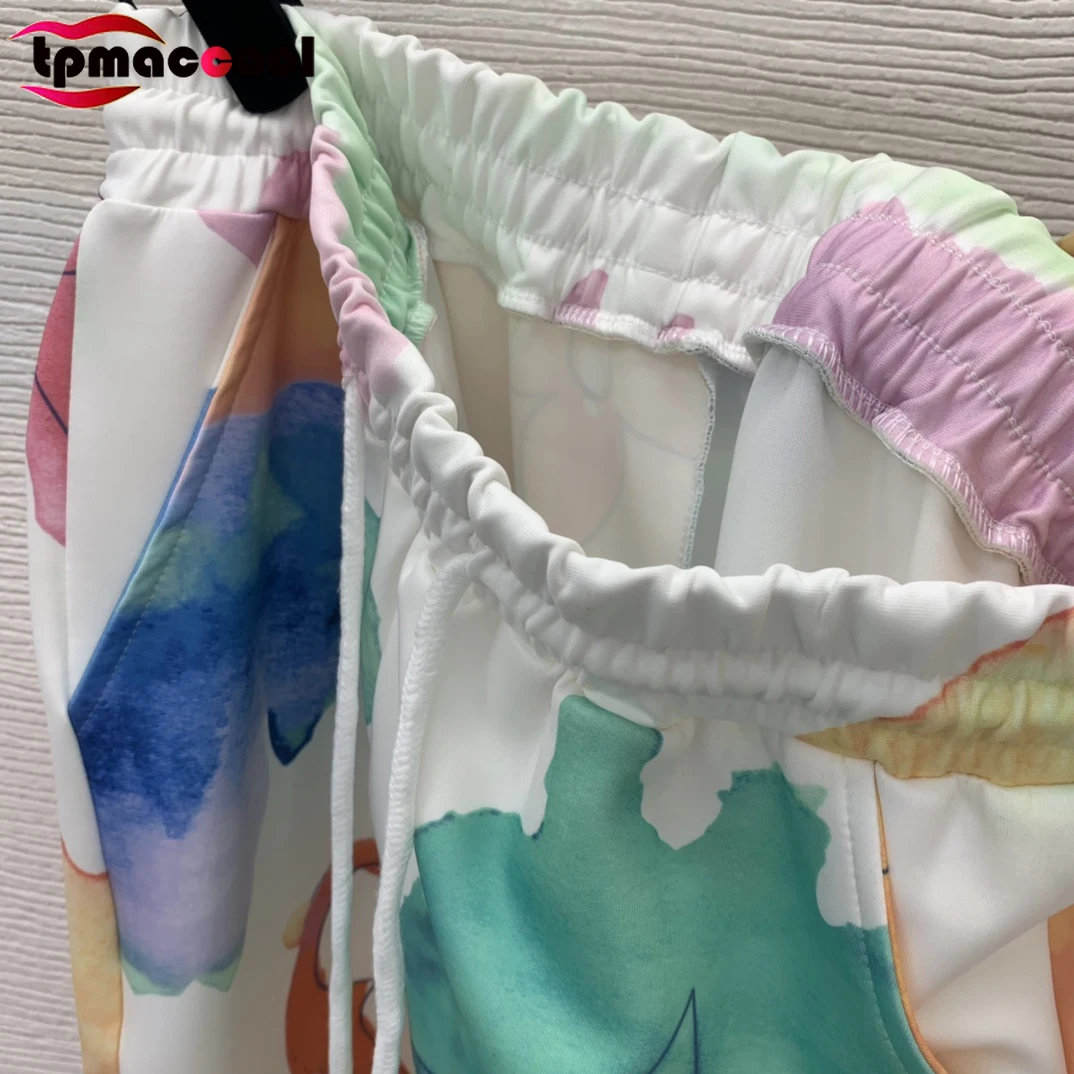 

Designer Fashion Women 2021 All Branded Class Tie-Dye 2 Piece Outfits for Women Pants and Top Long Sleeve Sweatshirt Set S-XL