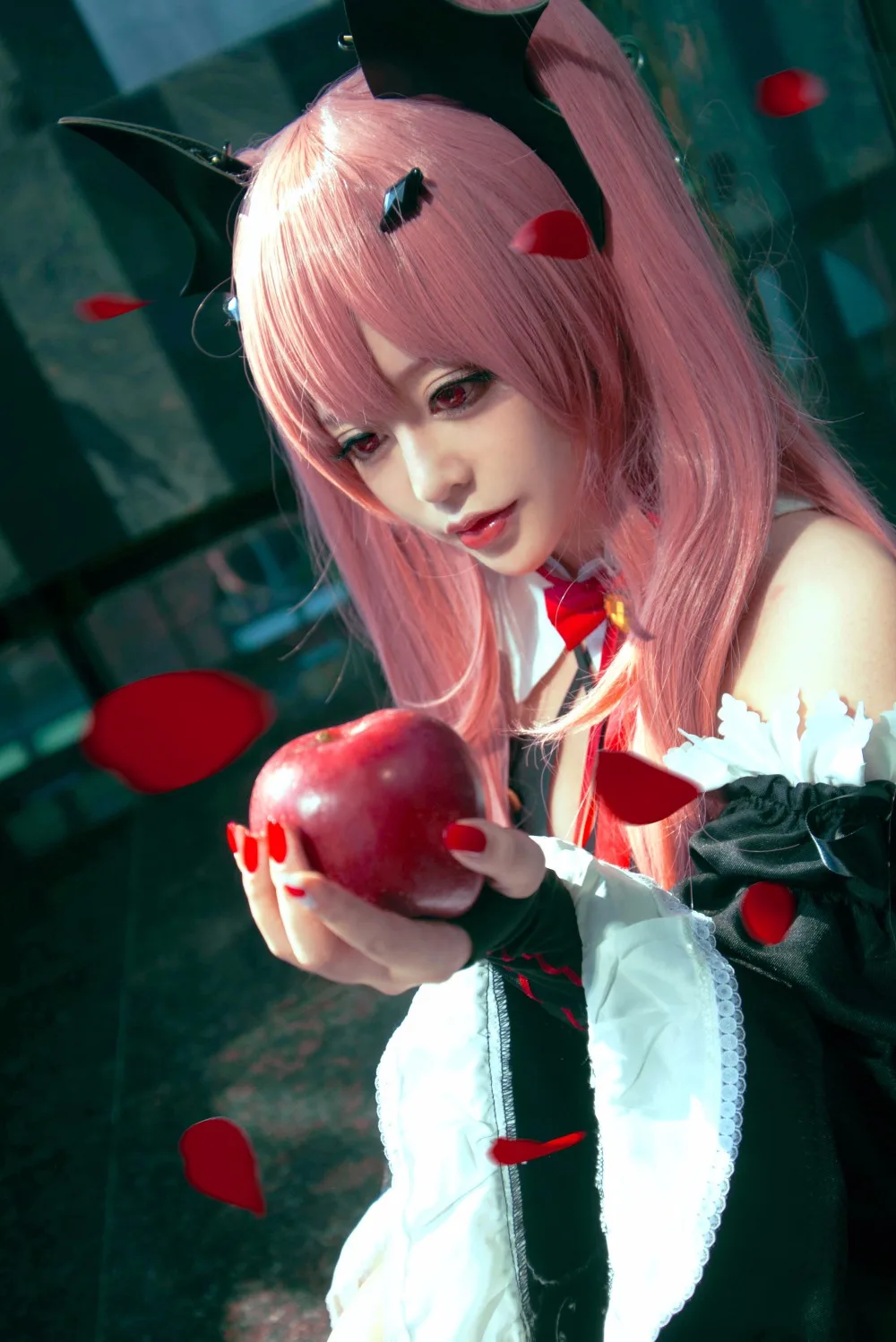 Парик для косплея Seraph Of The End Krul Tepes длинный прямой парик Owari без синтетических