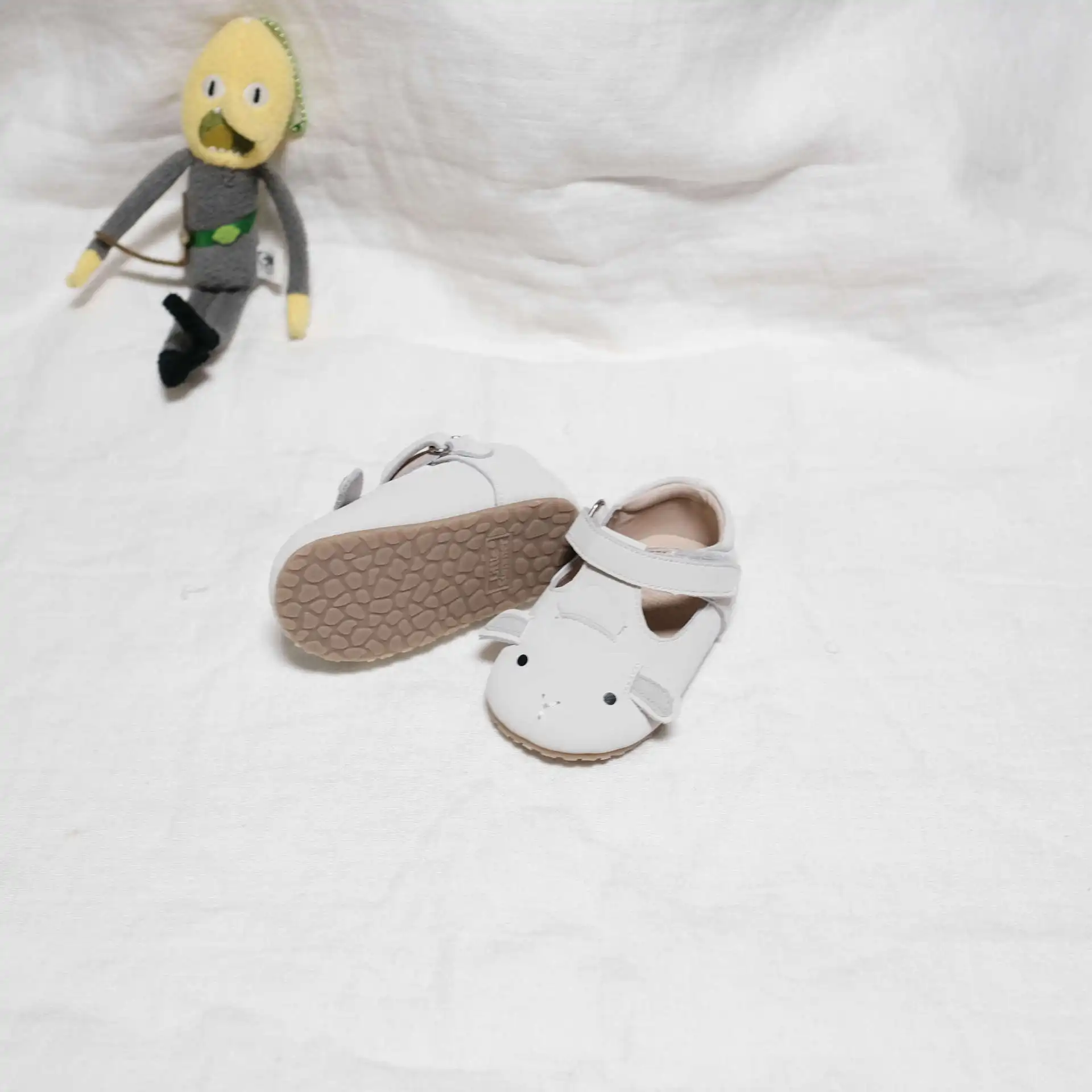 Мультфильм Обувь для малышей с изображением животных из натуральной кожи коала