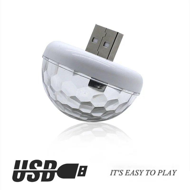 2020 Новый многоцветный USB светодиодный светильник для салона автомобиля