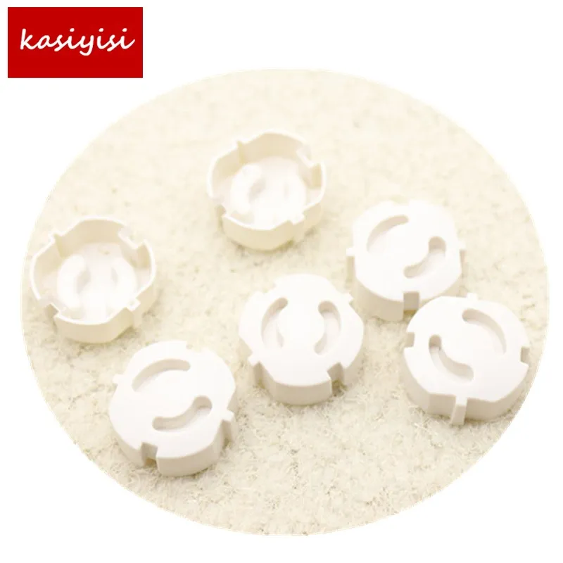 10 шт./лот новый чистый белый ABS розетка для безопасности детей европейский