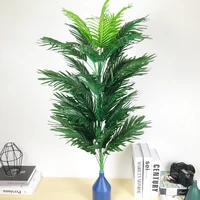 90cm 39leaves tropical artificial palm tree large fake plants silk plants leaves coconut tree branch for room christmas decor