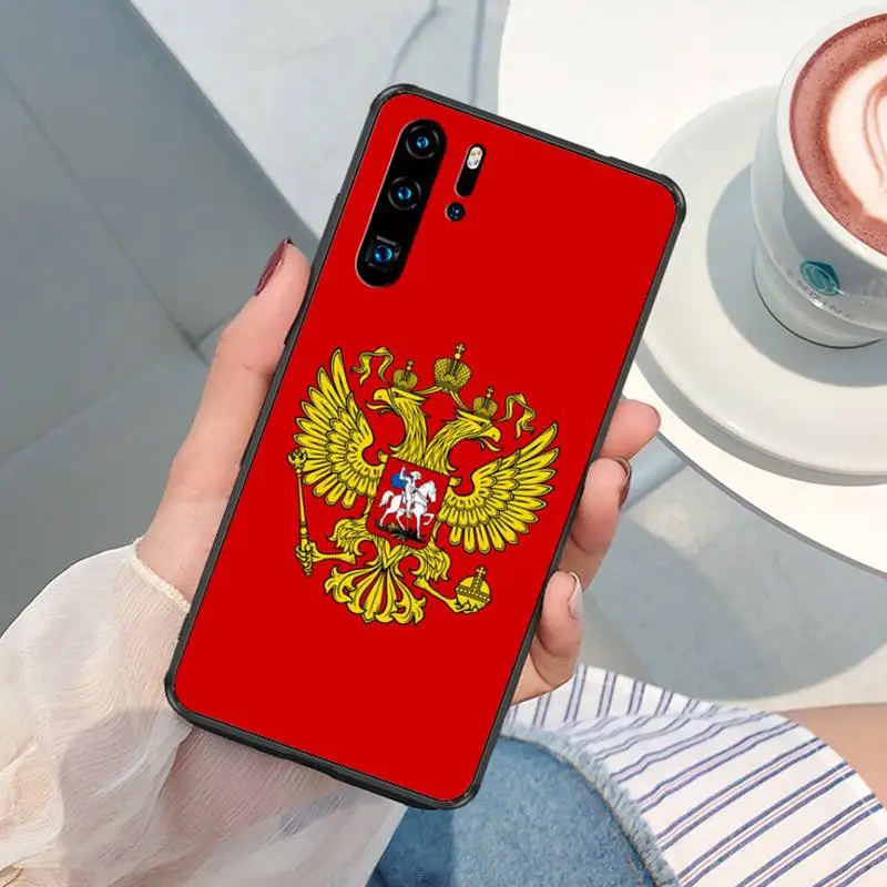 Мягкий чехол для телефона из ТПУ с российским флагом эмблемой XiaoMi RedMi S2 4X 5 Plus 5A 6 6A 7