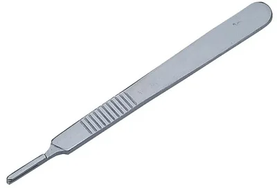 

Nickle Knife Handle made in uk,10 NICKEL SURGICAL HANDELS