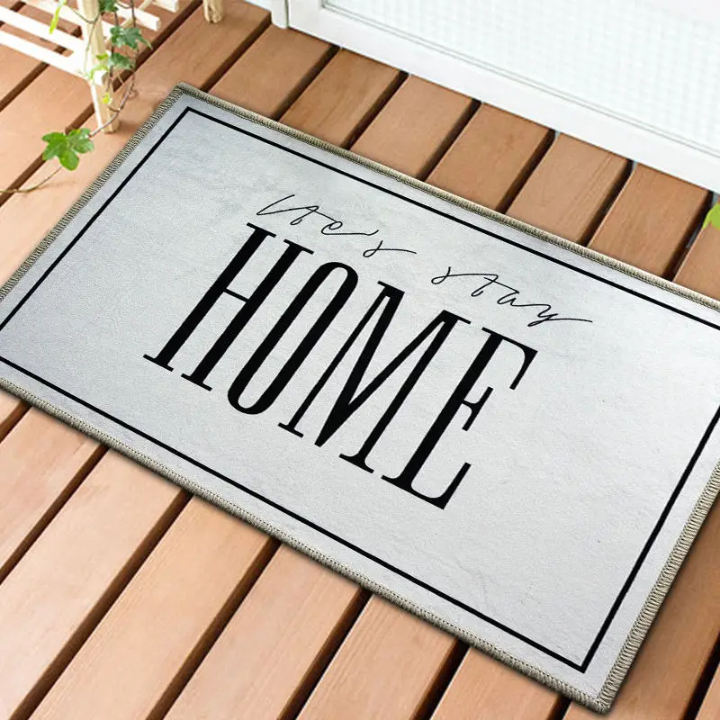 40*60 см мягкий Впитывающий Коврик для ванной черно-белый домашний коврик