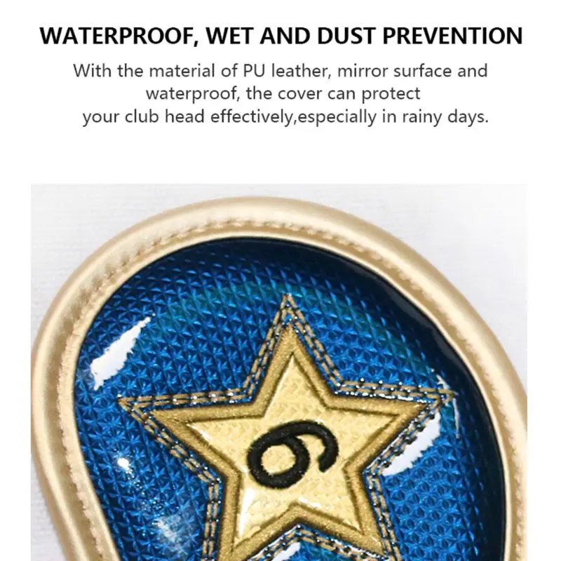 10 шт./компл. универсальная крышка для головы гольф клуба зеркальная