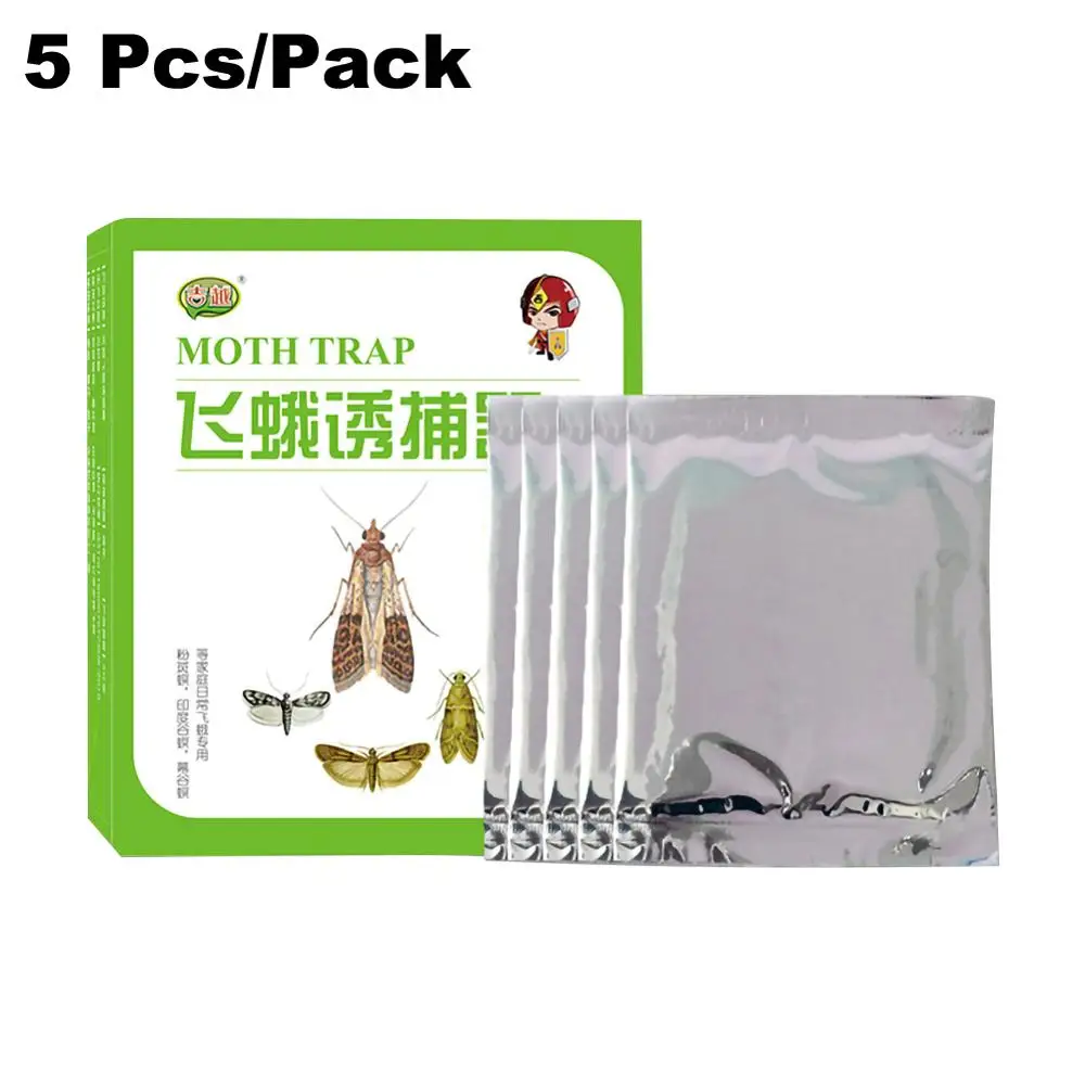 5 шт. тканевая ловушка для пищевых мотыльков паста-убийца феромонов липкая