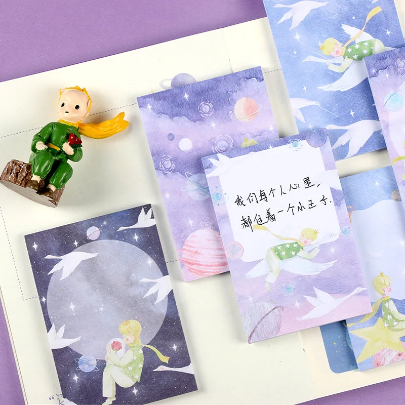 

96 Sheets The Little Prince Series Dreamy Memo Notes DIY Message Decoration Scrapbooking Stationary School Supplies