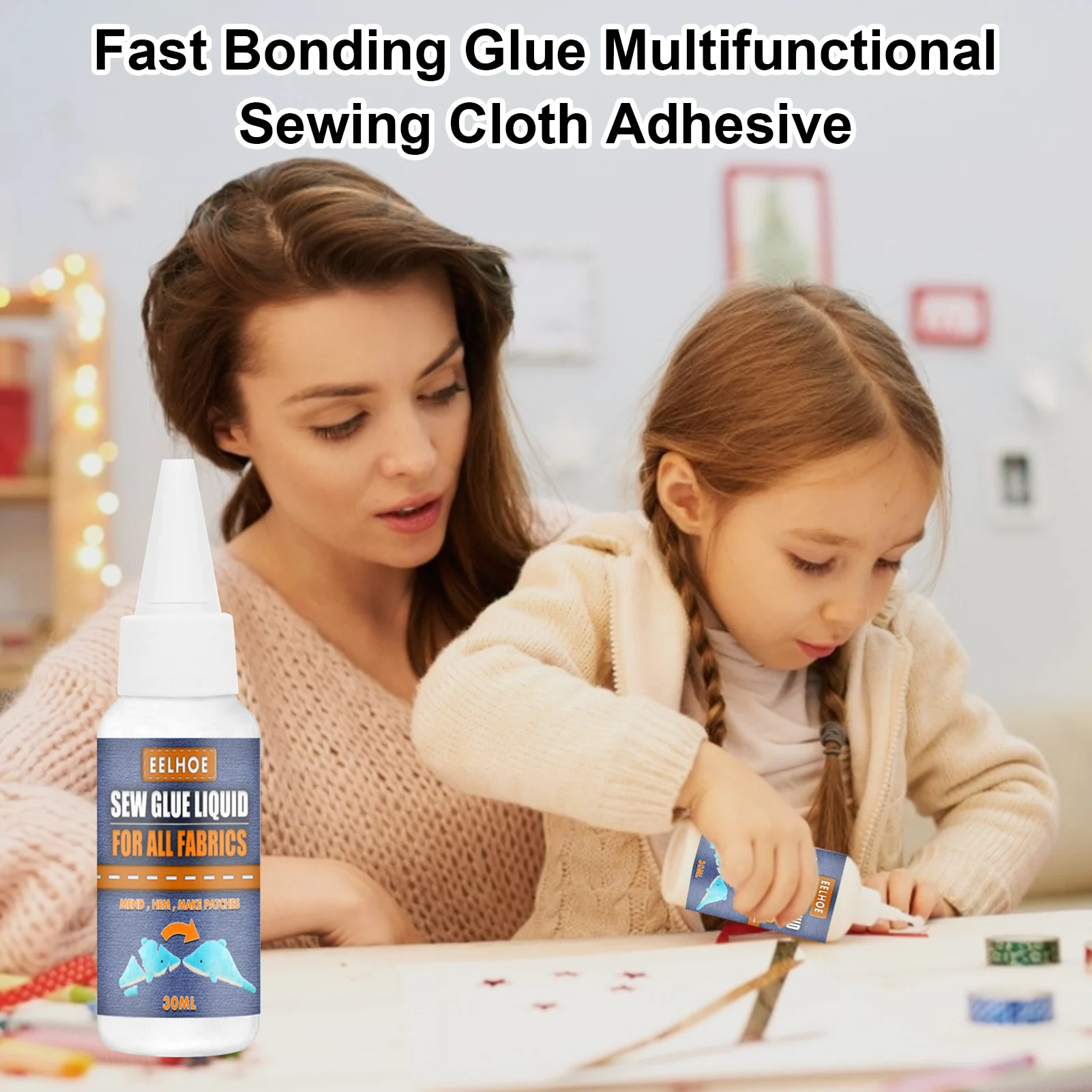 

Multifunctional Fast Bonding Glue Sewing Cloth Adhesive Repair Cloth Stitch Liquid Sewing Universal Glue