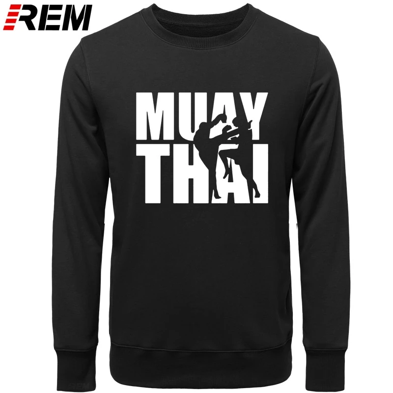 Мужские худи REM модные трусы-боксеры Muay Thai Thailand для Geek Homme толстовки великолепного