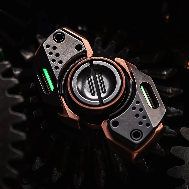 LAUTIE BIT 09 гироскоп для пальцев титановый сплав Цирконий Медь Нержавеющая сталь