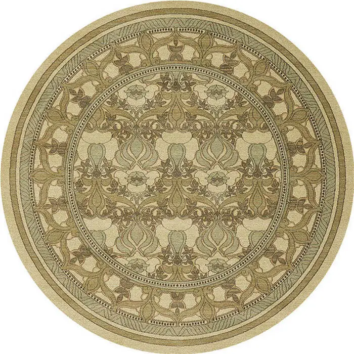 

Bohemian Art Geometry Psychedelic Printing Round Non-slip Rug Floor Mat Bedroom Living Room Home Decoration