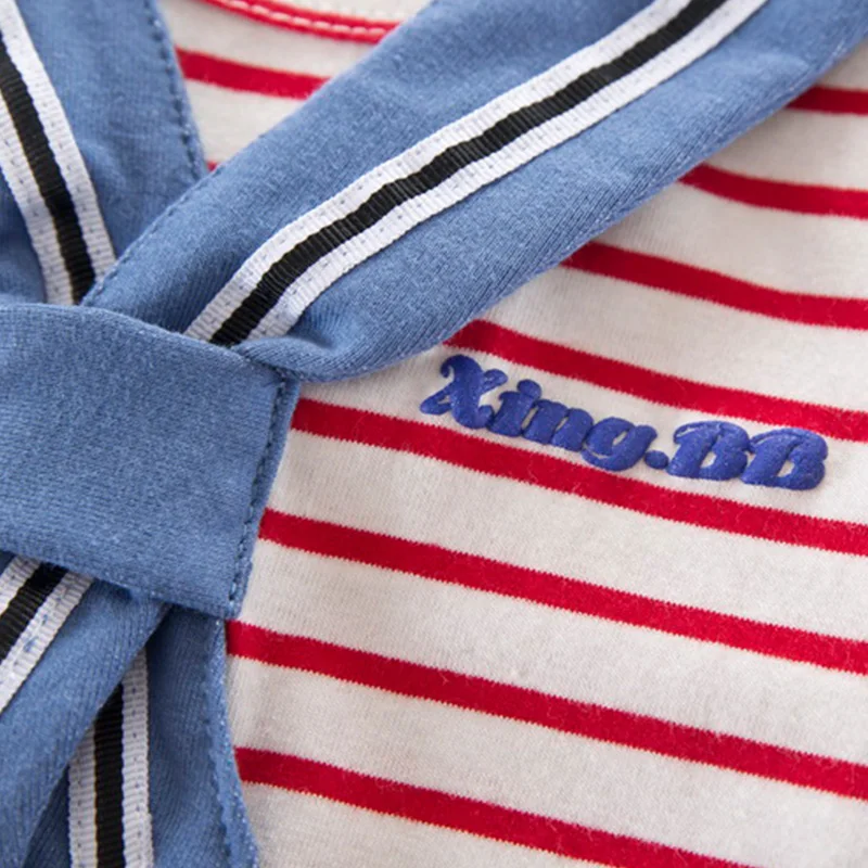 Bear Leader Boys Clothes 2020 Summer Navy Style Toddler Boy Striped T-shirts+Shorts 2Pcs Set for Children Clothing |