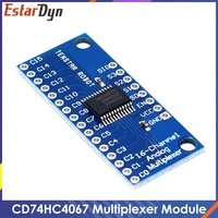 10pcs smart electronics cd74hc4067 cd4067 16 channel analog digital multiplexer breakout board module