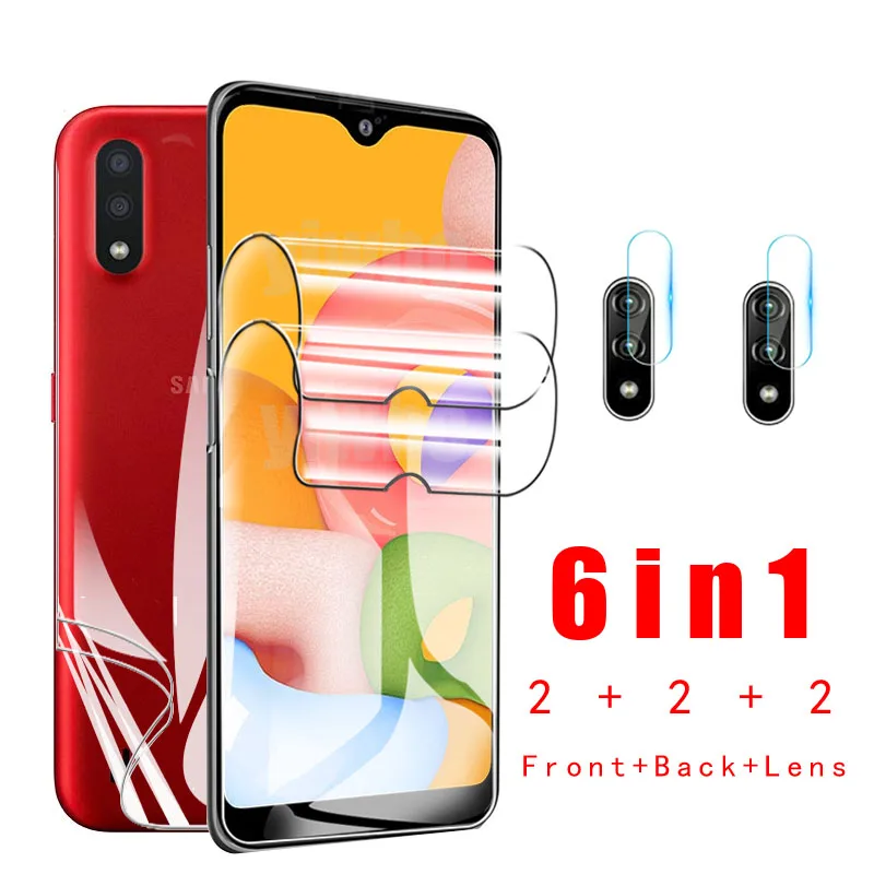 Гидрогелевая пленка, Защитное стекло для samsung a01, защита экрана камеры для samsung galaxy a01, a 01, a015f, sm-a015f/ds tremp пленка