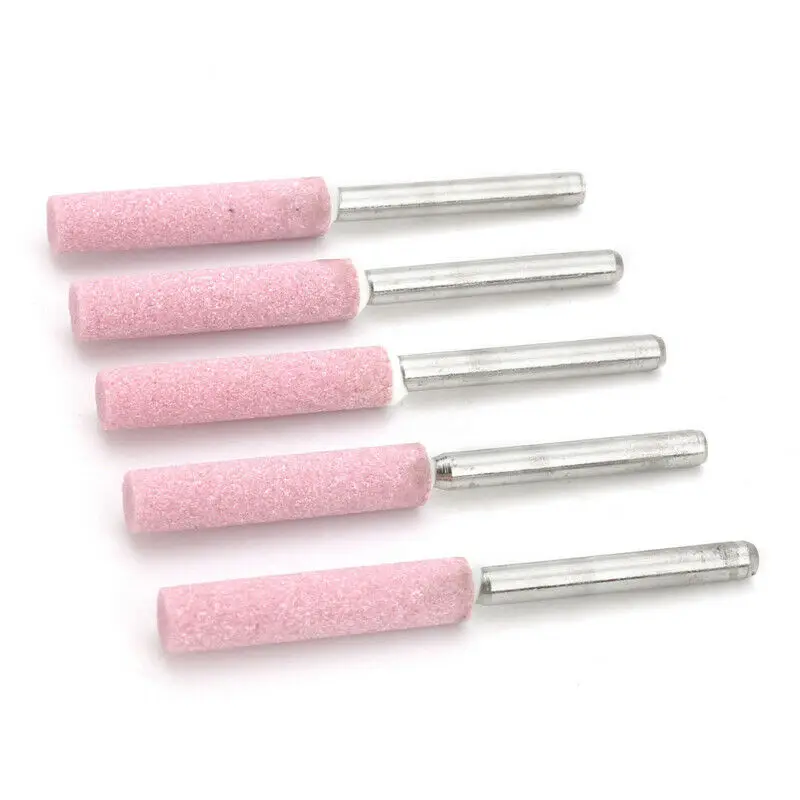 

10 4.8mm,3/16 Chainsaw Sharpener Burr Grinding Stone Files Sharpening Chain Saw