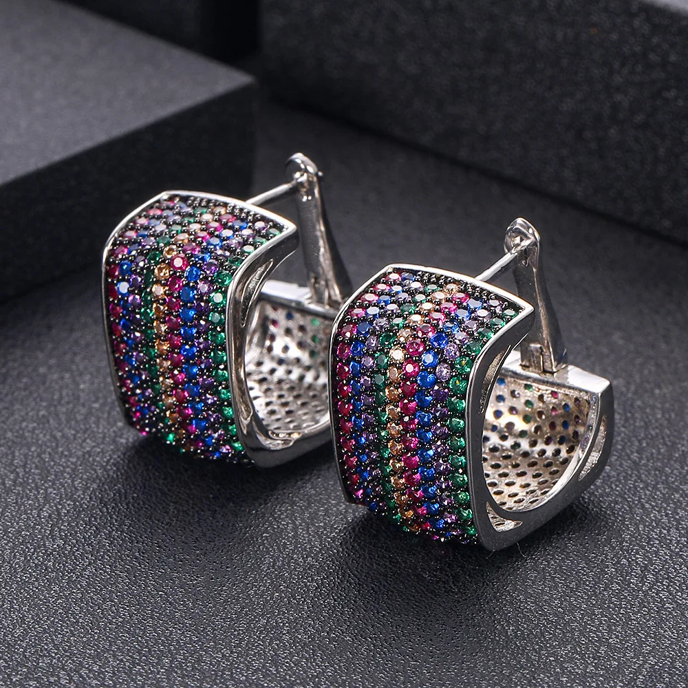 Jankelly тренд Американский Кубический Цирконий Кристалл Разноцветные большое