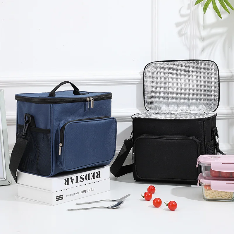 

Large Capacity Lunch Bags Waterproof Nylon Zipper Women Student Lunch Box Thermal Bags Office School Picnic Cooler Bags Bolsos