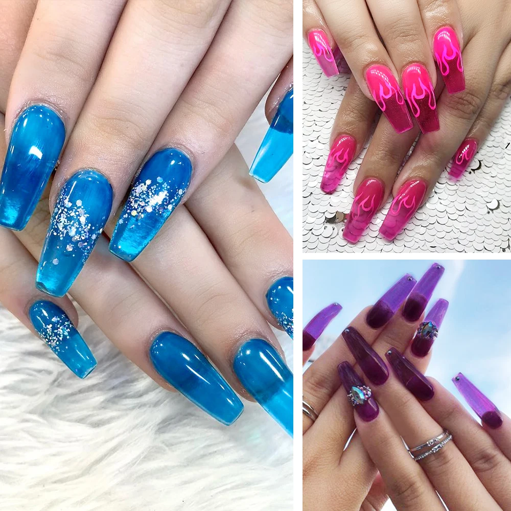 Modelones желе УФ гель лак для ногтей замочить от длительного светодиодный