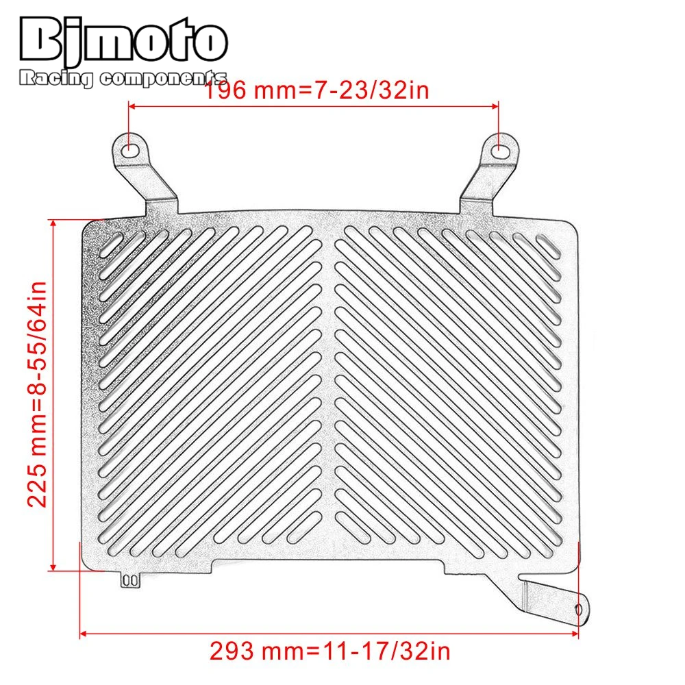

BJMOTO Motorcycle Accessories For 790 2017 2018 2019 Radiator Cover Water Tank Cooler Grille Guard Fairing Protector