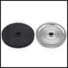 #45 стальная шестерня с прямым зубчатым механизмом 60T 0.5mod 48P для Horizon ECX 1-12 плойка 1-18 Temper 1-10 RGT 136100 и FTX Outback crawler