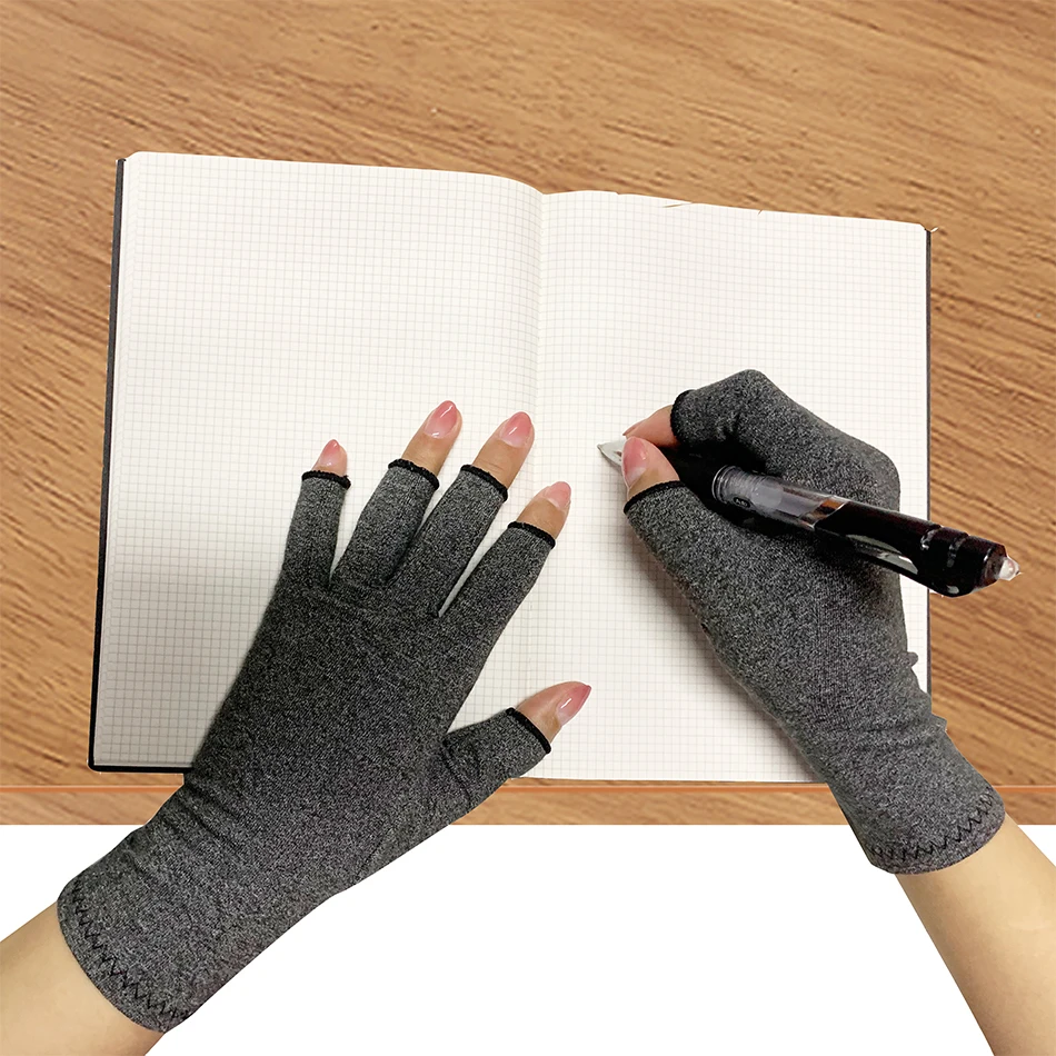 1 пара артрит компрессионные перчатки сустава пальца боли запястье руки