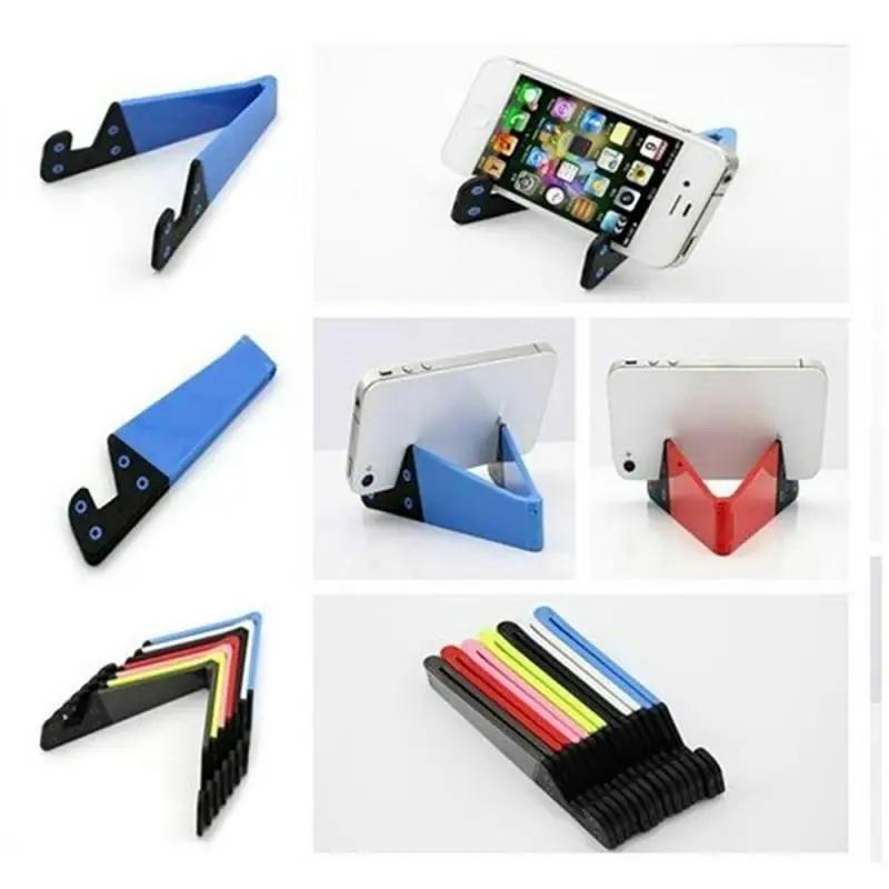 

Universal V Shape Phone Stand Holder For Mobile Phone Mini Folding Bracket For Smartphone ABS Environmentally Material Accessory