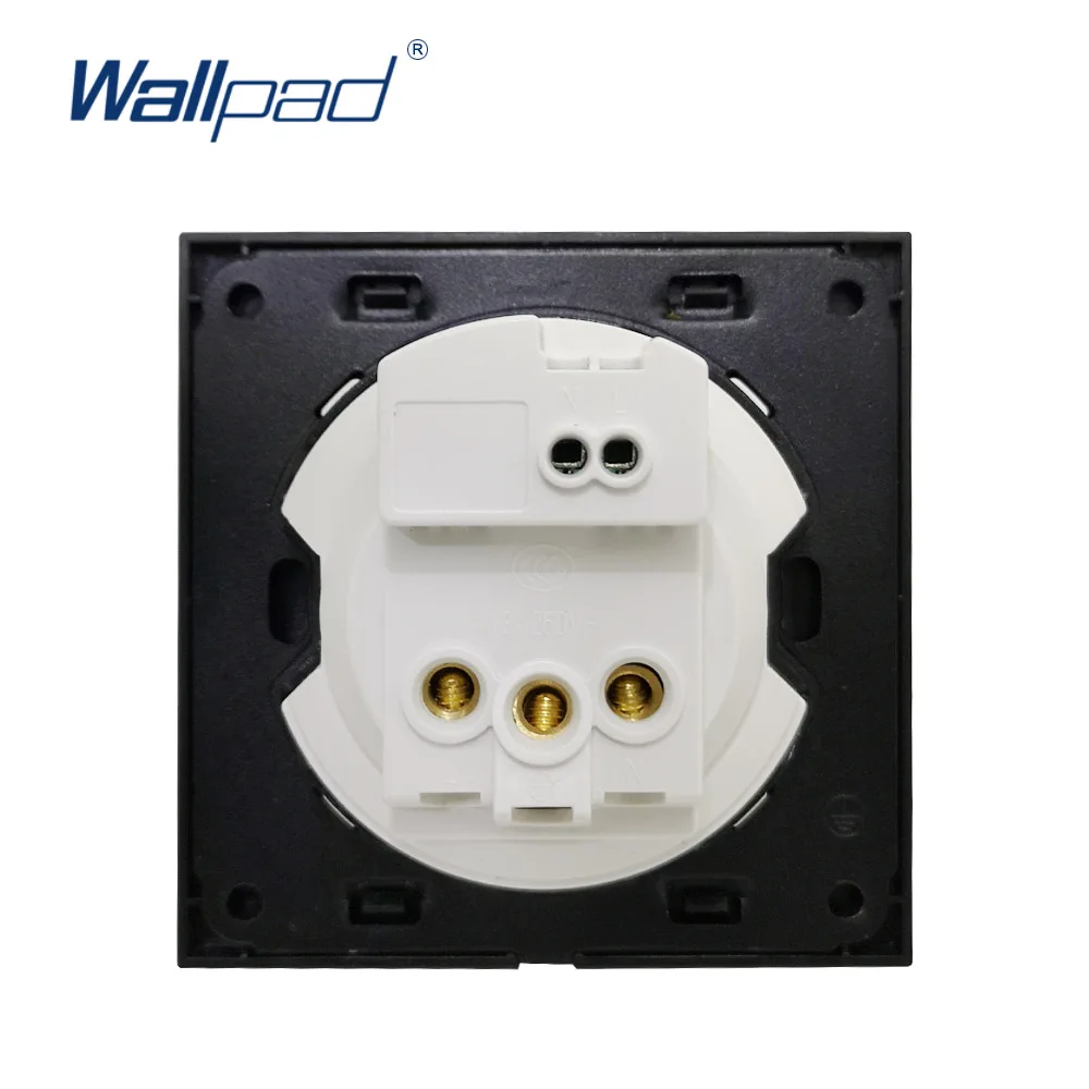 Wallpad Пластик один 13A BS UK стенная электрическая розетка Мощность розетки с 2.1A USB