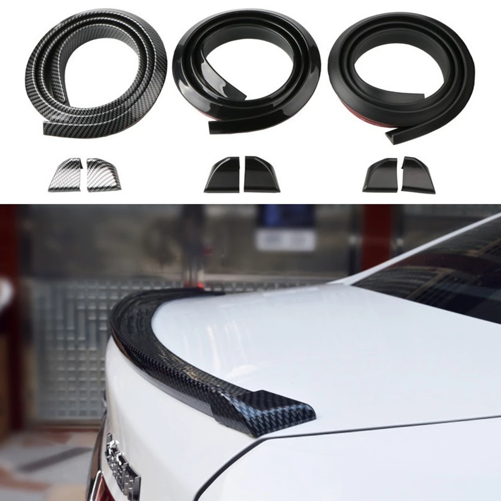 

DIY Refit Spoiler Car Styling Carbon Fiber Spoilers Wing Styling For Audi BMW Toyota Honda KIA Hyundai Opel Mazda Ford Skoda