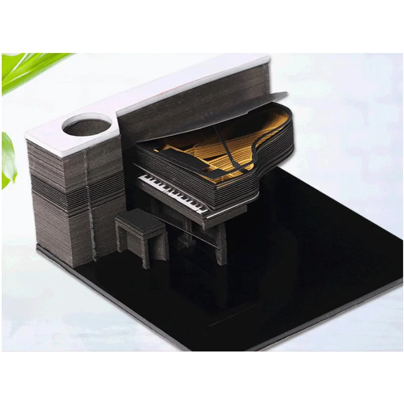 Персональный подарок 3D Meno бумажная модель пианино скрипка сделай сам на День