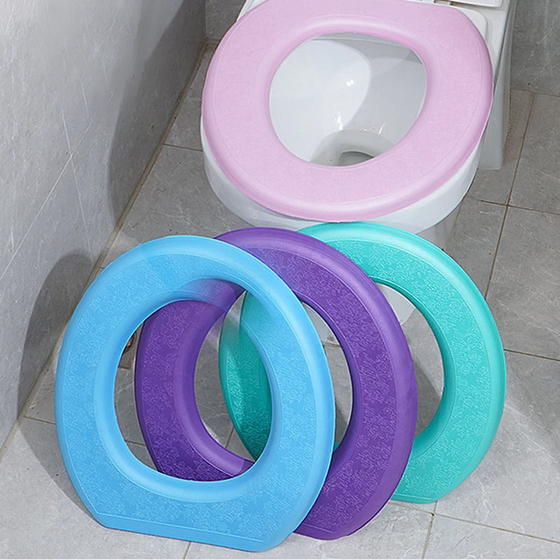 

Водонепроницаемый Мягкий чехол для сиденья унитаза EVA, наклейка для ванной комнаты, чехол для унитаза