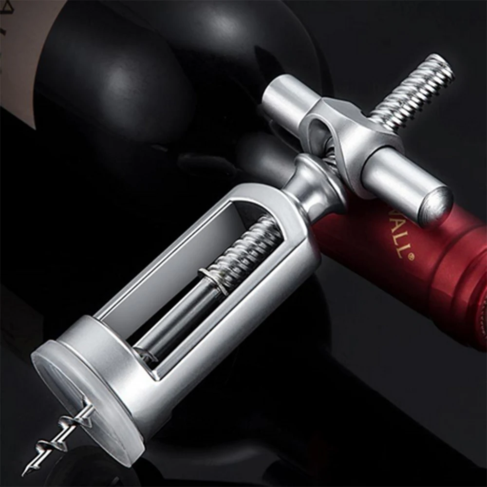 

Открывалка для красного вина, 1 шт., штопор из сплава цинка пробковый съемник, открывалка для шампанского, открывалка для вина, легко