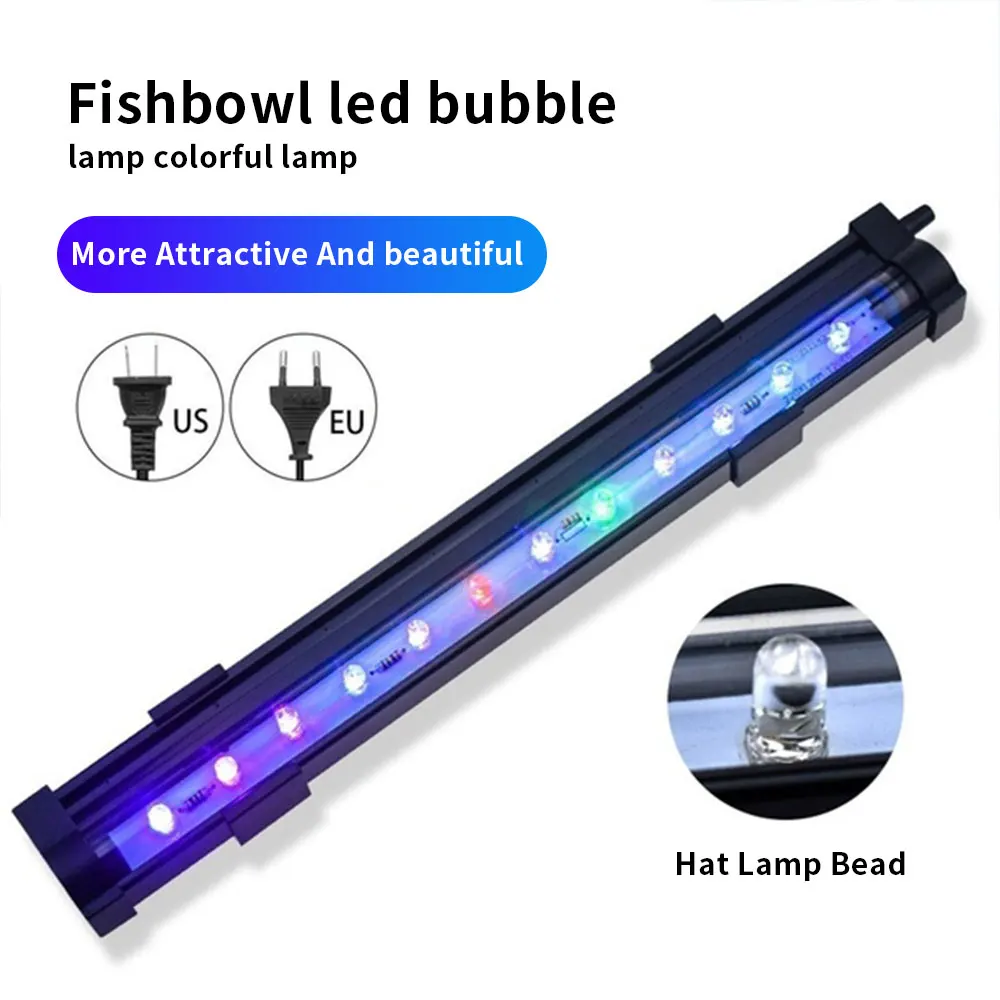 Светодиодный светильник для аквариума водонепроницаемый 35 см подводный