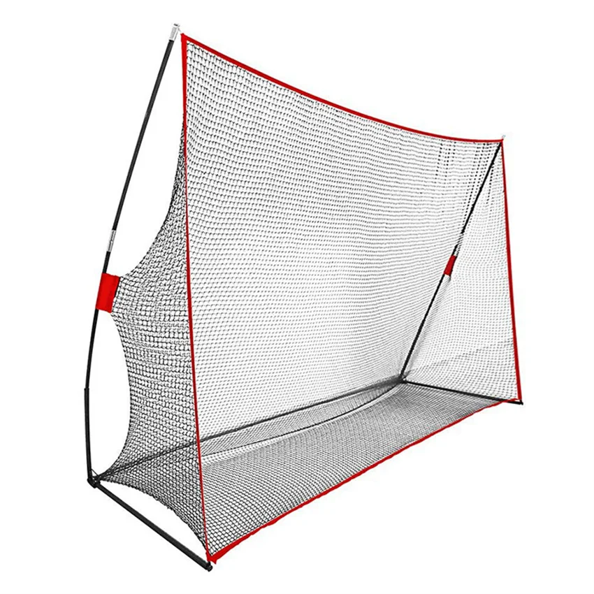 Portable 10*7ft Golf Practice Hitting Swing Nylon Net For Indoor Outdoor Detachable Golf Cage Training Aids With Carry Bag GF-06