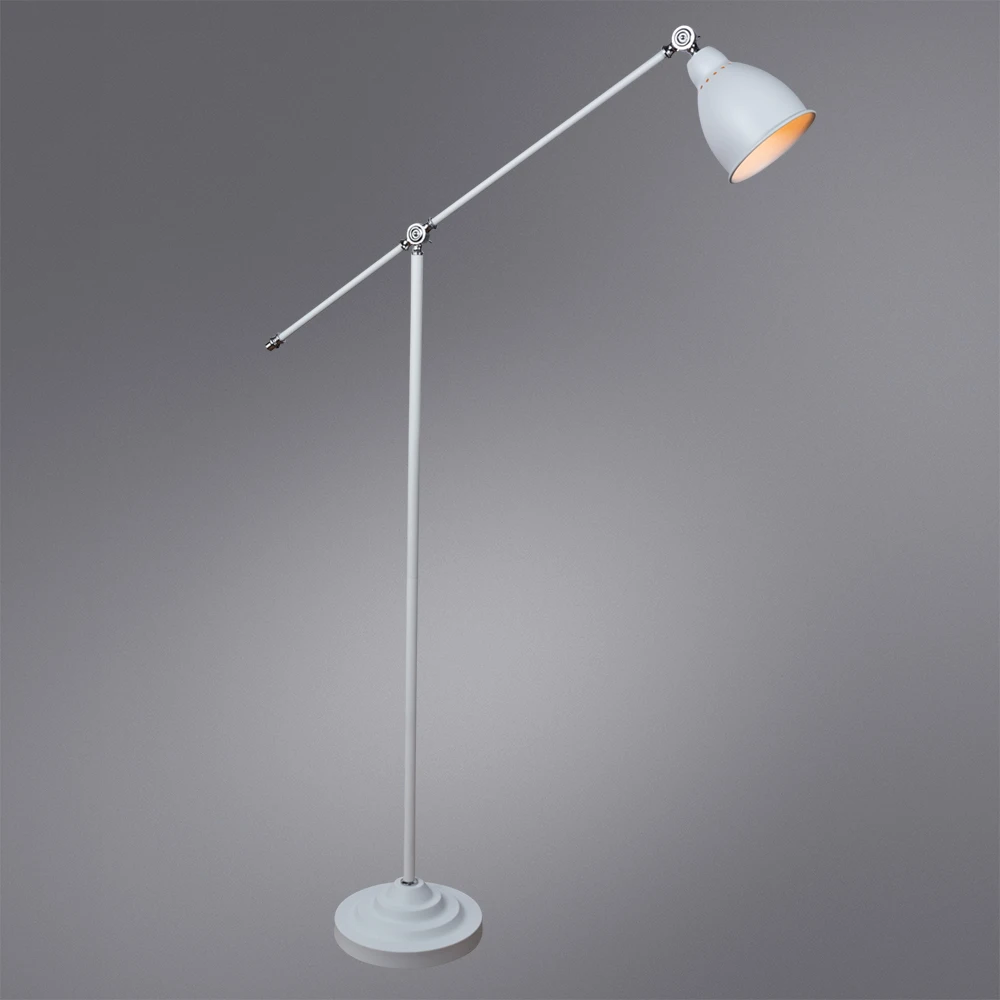 Торшер Arte Lamp BRACCIO A2054PN 1WH|Напольные лампы| |