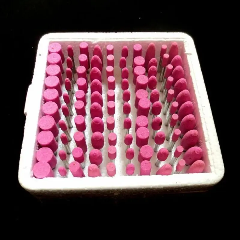 Набор шлифовальных головок для металла пластика дерева 100 шт.|Абразивы| |