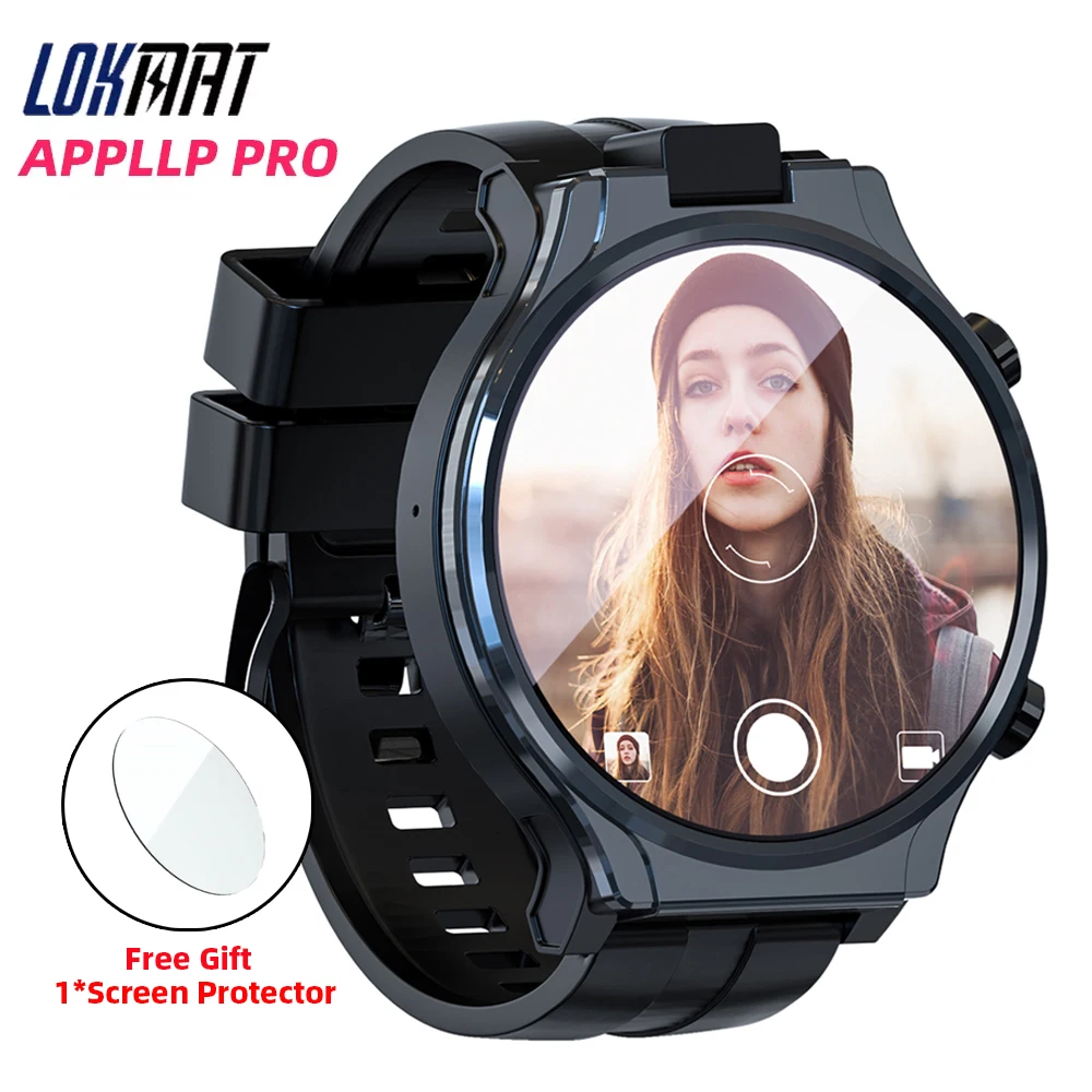 LOKMAT APPLLP PRO Android Смарт часы телефон 2 1 дюймов полный круглый сенсорный Экран