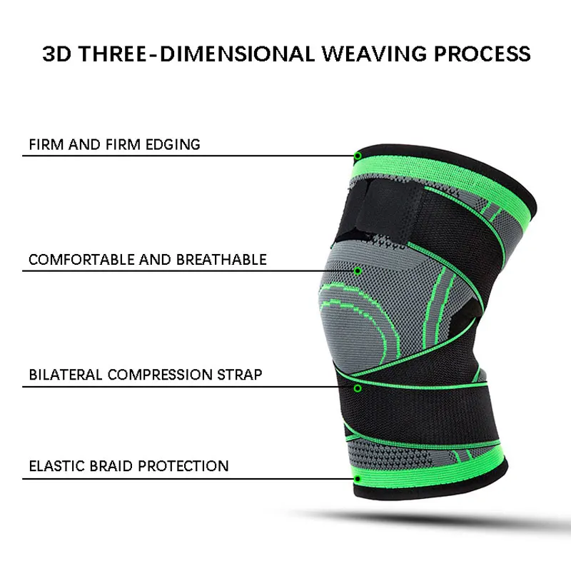 1 шт. наколенник эластичный бинт под давлением наколенники Поддержка протектор