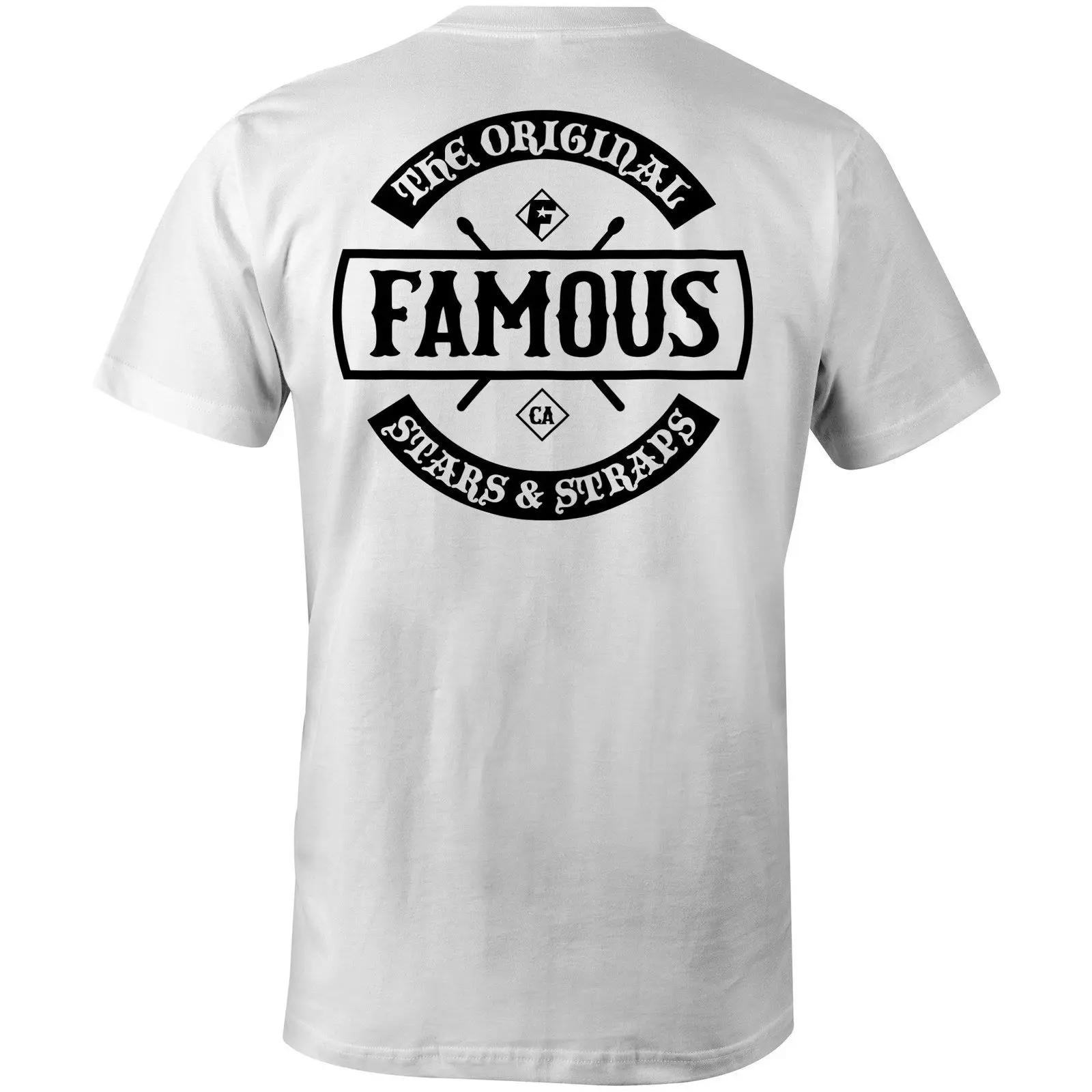 Известный со звездами и полосами для мужчин хаос футболка с нашивкой в виде