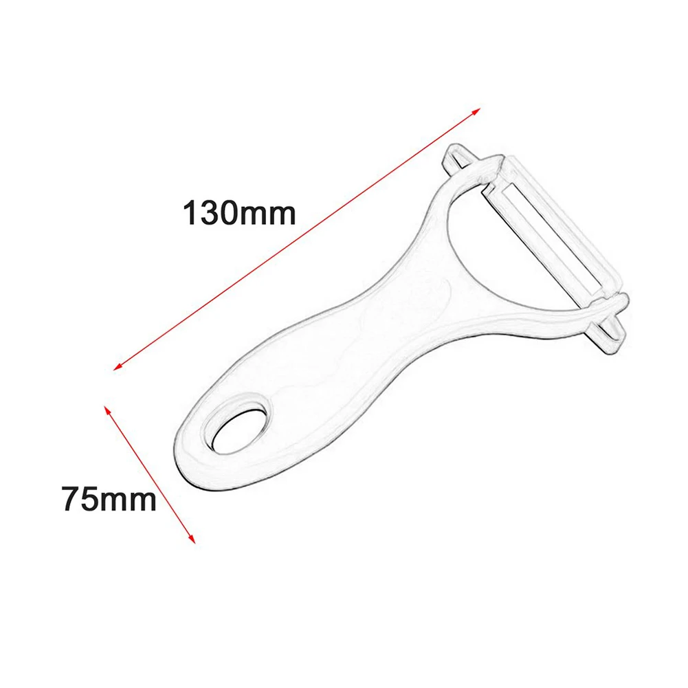 

Vegetable Fruit Multi-function handle Ceramic Peeler Skin Portable Household for home kiction Tool Accessories Random Color Send