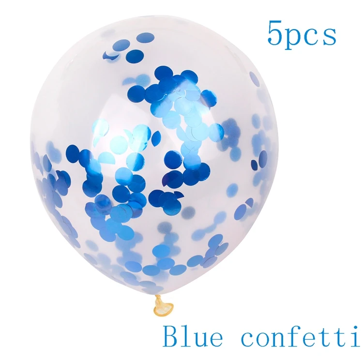 Blue Foil Confetti Воздушные шары в виде слона, украшения для девочек и мальчиков, детские украшения для дня рождения, крещения, крещения - Цвет: Blue Foil Confetti