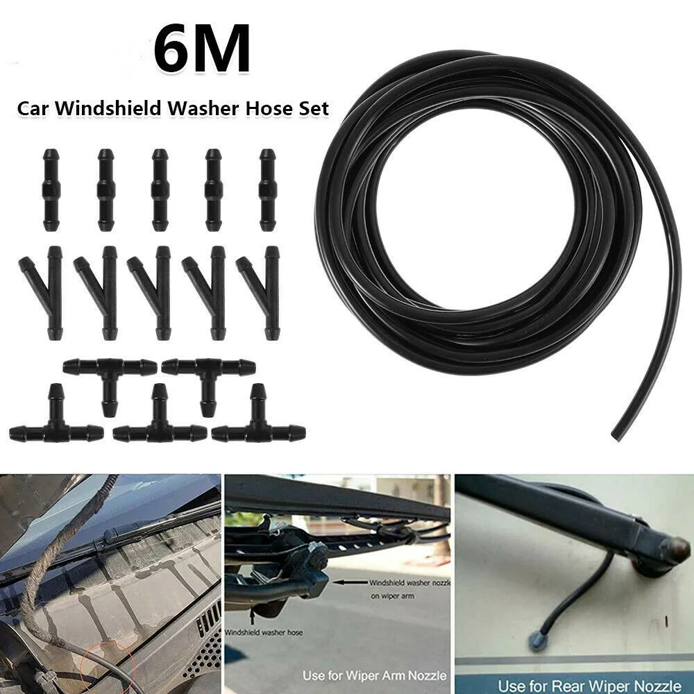 

4.3MM 6M Black EPDM Windscreen Rubber Windscreen Washer Jet Tube Wiper Pipe Hose Brand New And High Quality
