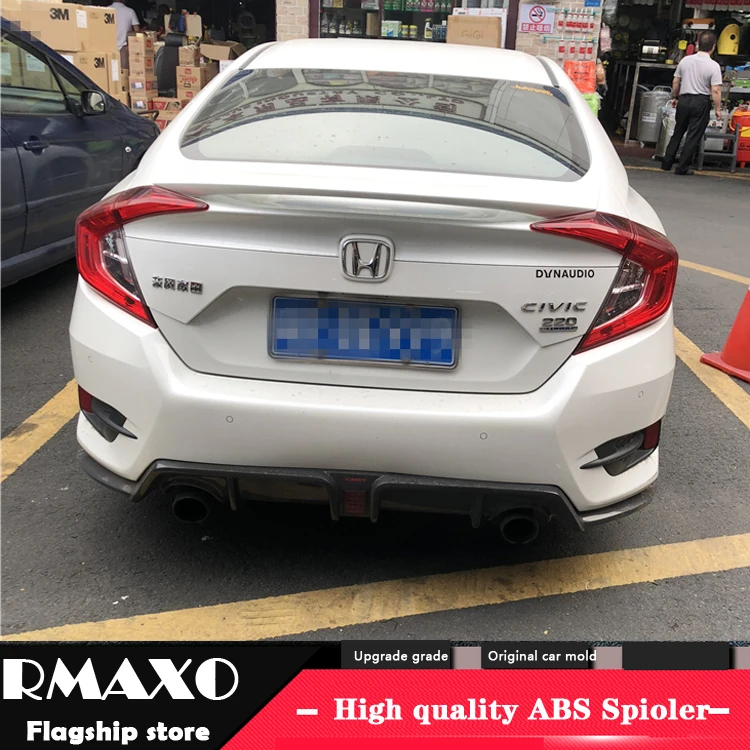 Спойлер заднего крыла для HONDA civic 2016 2018 Civic MC из высококачественного АБС