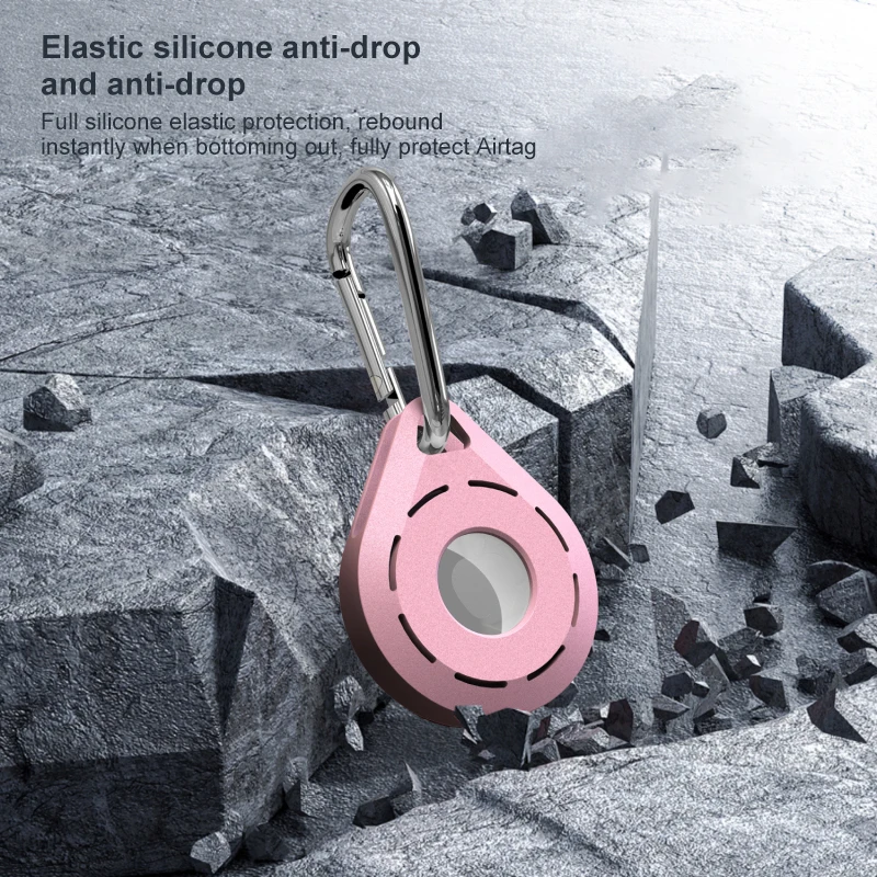 

New Liquid Silicone Case For AirTags Protective Cover For Apple Location Tracker Airtag Accessories Anti-lost Protective Sleeve