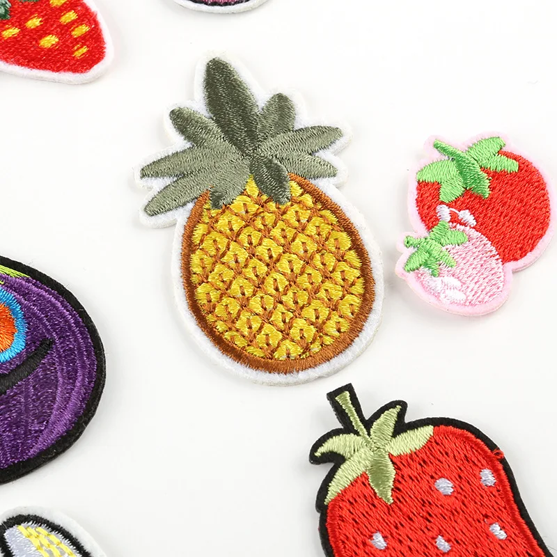 5 шт. Фрукты арбуз ананас клубника томатные патчи для одежды детская одежда