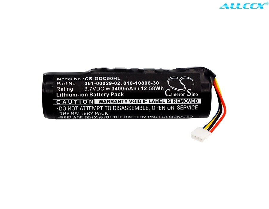 Cameron Sino 2200 мАч/2600 мАч/3400 мАч аккумулятор для Garmin Alpha 100 DC50 GAA002 GAA003 GAA004 T5 TT10