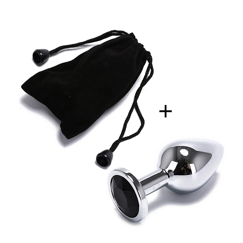 Анальная пробка S/M/L секс игрушки мини фаллоимитатор из гладкой нержавеющей стали