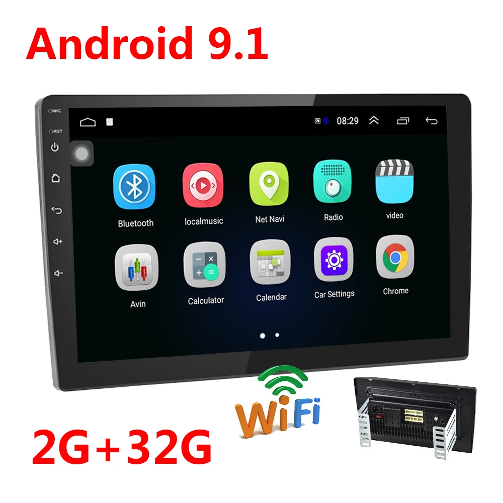 Автомагнитола 2Din с Android 9 1 &quot 10 1&quot GPS Wi Fi Bluetooth Mirror Link|Автомагнитолы| |