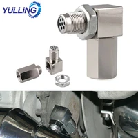 yulling 90%c2%b0 o2 oxygen sensor spacer engine light cel check bung mini catalytic converter car accessories