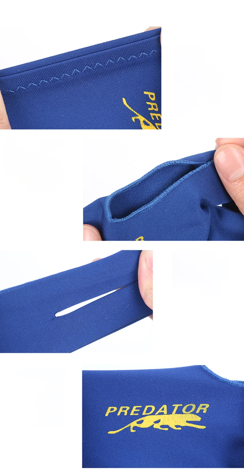 Перчатки для снукера бильярда с вышивкой без пальцев | Спорт и развлечения